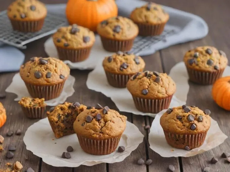 Pumpkin Chocolate Chip Muffins Recipe
