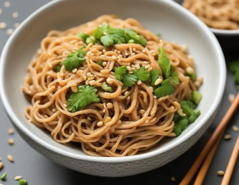 Easy Sesame Peanut Noodles Recipe