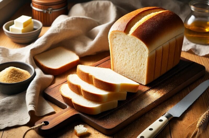 Soft and Fluffy Sandwich Bread Recipe