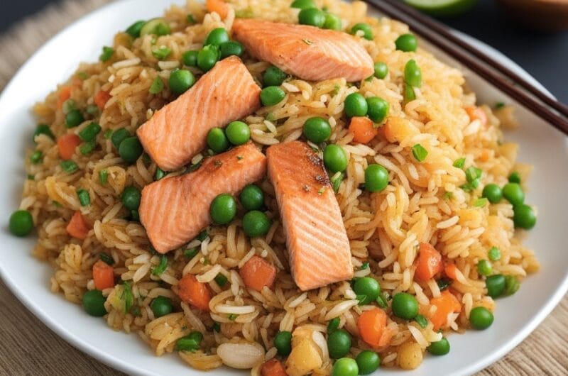 Salmon Fried Rice Recipe