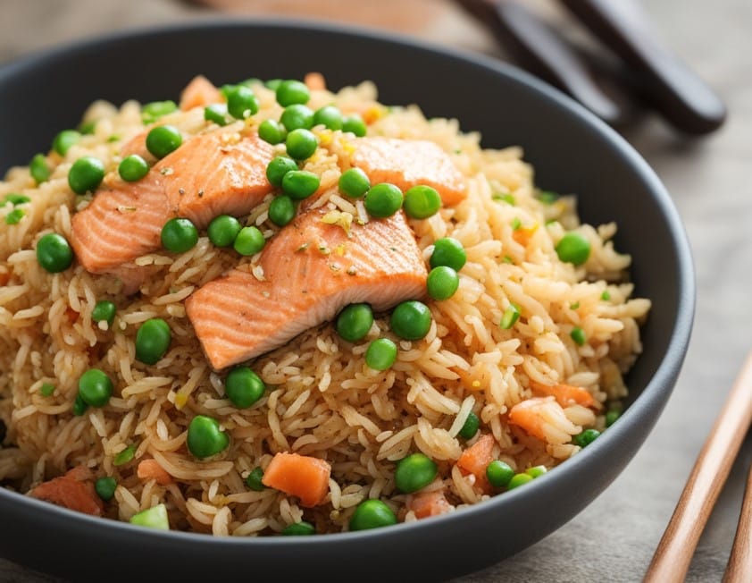 Salmon Fried Rice is a simple yet flavorful dish that brings together the heartiness of salmon with the comfort of fried rice. Whether you’re looking for a quick meal or something to impress guests, this recipe delivers. Enjoy the savory flavors and make it your own by adding your favorite vegetables and seasonings
