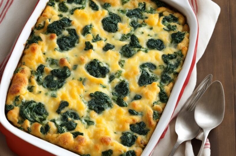 Spinach Florentine Breakfast Casserole Recipe