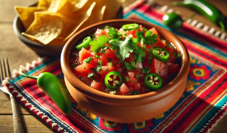 Share You said: Write me a 100% unique, 100% human-written recipe for mexican salsa recipe that is SEO-friendly and optimized for search engines. The recipe should include: small description about this recipe (100 words ) A detailed introduction (Why You’ll Love This Recipe) explaining what makes the dish appealing, delicious, and versatile. Ingredients List (with clear measurements and any optional substitutions). Step-by-Step Instructions with numbering. Each step should be about 350 characters or fit smoothly in paragraph form. Category, Cuisine, Prep Time, Cook Time, Total Time, Servings, Difficulty level, etc. Nutritional information (basic overview like calories, fat, carbs, and protein .. etc). Health Benefits Section: 200 words summarizing the recipe’s key health benefits. FAQs Section: At least 2-3 common questions about the recipe with answers. Notes : 3 Cooking Tips: 3-5 tips to improve the dish or customize it. Conclusion Section: Wrap up with serving suggestions or a summary of the recipe’s importance. Keywords: Provide 12 SEO-focused keywords related to the recipe (with word recipe ). Meta Description: A 130-character meta description including the focus keyword. Alt Text for 3 Images: Each alt text must include the focus keyword naturally. Tone: [Choose Tone: Casual, Professional, Friendly, or Detailed] Ensure that the recipe is 100% unique, engaging, 100% human-written,3000 words )Exlude meta, alt text and keywords, and follows SEO best practices. The text should flow naturally with proper keyword integration to rank well on search engines." ChatGPT said: ChatGPT Here's a detailed, SEO-friendly Mexican salsa recipe with all the elements you requested, designed to be 100% unique and engaging. Fresh & Zesty Mexican Salsa Recipe Small Description: This Mexican salsa recipe bursts with flavor, combining fresh tomatoes, zesty onions, and spicy jalapeños for an irresistible dip. Perfect with tortilla chips, tacos, or burritos, it adds authentic Mexican flair to any meal. Quick, easy, and highly versatile, it can be customized to suit different spice levels and tastes. Whether you're hosting a gathering or want a delicious side dish for family meals, this salsa is a go-to favorite. Why You’ll Love This Recipe This Mexican salsa recipe is a delightful mix of fresh ingredients and spices that make it a flavorful and versatile dish. Unlike store-bought salsas, this homemade version is loaded with garden-fresh tomatoes, herbs, and spices that give it a bold, natural taste. The ingredients are easy to find and inexpensive, making this salsa accessible for anyone looking to bring authentic Mexican flavors to their kitchen. Not only does it work as a dip for chips, but it’s also perfect as a topping for tacos, burritos, quesadillas, and grilled meats. Adjust the spice level to your liking and enjoy a personalized, delicious salsa that’s ready in just minutes. Recipe Information: Category: Appetizer, Dip, Side Dish Cuisine: Mexican Prep Time: 10 minutes Cook Time: None Total Time: 10 minutes Servings: 4 Difficulty Level: Easy Ingredients: 4 large ripe tomatoes, diced ½ cup red onion, finely chopped 1 jalapeño pepper, minced (remove seeds for less heat) 1 garlic clove, minced ¼ cup fresh cilantro, chopped Juice of 1 lime Salt, to taste Freshly ground black pepper, to taste Optional: ½ teaspoon cumin powder for added depth Step-by-Step Instructions: Prepare the Tomatoes: Start by dicing the tomatoes into small pieces and place them in a medium-sized mixing bowl. For a chunkier texture, keep the cuts larger, or finely chop for a smoother salsa. Add Onions & Garlic: Add the finely chopped red onion and minced garlic to the tomatoes. The onion adds a bit of crunch, while garlic brings in a subtle yet essential flavor. Incorporate the Jalapeño: Add the minced jalapeño, adjusting the amount based on your preferred spice level. Removing the seeds can help reduce heat if you prefer a milder salsa. Add Lime & Seasonings: Squeeze the lime juice over the mixture. Season with salt, black pepper, and cumin powder (if using). Mix everything until evenly combined. Finish with Fresh Cilantro: Fold in the chopped cilantro for a fresh, herby note. Taste and adjust the seasoning as needed. Chill & Serve: If possible, chill the salsa in the fridge for 30 minutes before serving to allow the flavors to meld. Serve with tortilla chips or as a topping for Mexican dishes. Nutritional Information (per serving): Calories: 30 kcal Fat: 0.1g Carbohydrates: 6g Protein: 1g Fiber: 2g Sodium: 300mg Health Benefits: This Mexican salsa is not only delicious but also packed with health benefits due to its natural, nutrient-dense ingredients. Fresh tomatoes are an excellent source of vitamins A and C, which boost immunity and promote healthy skin. They’re also rich in antioxidants, like lycopene, which has been linked to reduced risk of certain cancers. Onions and garlic, staples in this salsa, are known for their anti-inflammatory properties and support heart health. Jalapeños provide a dose of capsaicin, which can aid in metabolism and fat burning. Lastly, cilantro is packed with antioxidants and may help reduce blood sugar levels. Together, these ingredients make for a healthful, low-calorie condiment that adds flavor without unnecessary fats or sugars. FAQs Q1: How long can I store this salsa in the fridge? A: This fresh salsa is best enjoyed within 3–4 days if stored in an airtight container in the refrigerator. Q2: Can I freeze this salsa? A: Freezing is not recommended, as tomatoes tend to release extra water when thawed, altering the salsa’s texture. For best results, make it fresh. Q3: What other peppers can I use instead of jalapeños? A: You can use serrano peppers for a spicier salsa or bell peppers for a milder version. Adjust based on your spice preference. Notes: If you prefer a smoother salsa, blend the ingredients for a few seconds until you achieve your desired consistency. Feel free to adjust lime juice and salt according to your taste. This salsa tastes even better if allowed to chill for a while before serving, as it allows the flavors to meld. Cooking Tips: Roast the Tomatoes and Jalapeño: For a smoky flavor, roast the tomatoes and jalapeño before chopping. This step brings a slightly charred flavor that adds depth. Use Fresh Ingredients: For the best taste, always use fresh tomatoes, cilantro, and lime juice. Avoid canned tomatoes as they change the texture and flavor. Experiment with Additional Spices: Try adding a dash of smoked paprika or chili powder for a twist on traditional salsa. Conclusion: This Mexican salsa recipe is a perfect way to bring vibrant, fresh flavors to any meal. Whether you’re using it as a dip or a topping, it’s sure to become a staple in your kitchen. Serve it with tortilla chips for an easy appetizer, or pair it with tacos, burritos, and grilled meats for a flavorful boost. Its low-calorie, nutrient-rich ingredients make it a guilt-free addition that brings authenticity and taste to your table. SEO Keywords: Mexican salsa recipe Authentic Mexican salsa recipe Easy Mexican salsa recipe Fresh salsa recipe Homemade Mexican salsa recipe Healthy salsa recipe Best salsa recipe for tacos Low-calorie salsa recipe No-cook Mexican salsa recipe Salsa recipe with fresh tomatoes Quick Mexican salsa recipe Mexican salsa dip recipe Meta Description: Enjoy this fresh, authentic Mexican salsa recipe made with tomatoes, jalapeño, and cilantro—perfect for chips or tacos! Alt Text for Images: Bowl of Fresh Mexican Salsa with Tomatoes and Cilantro