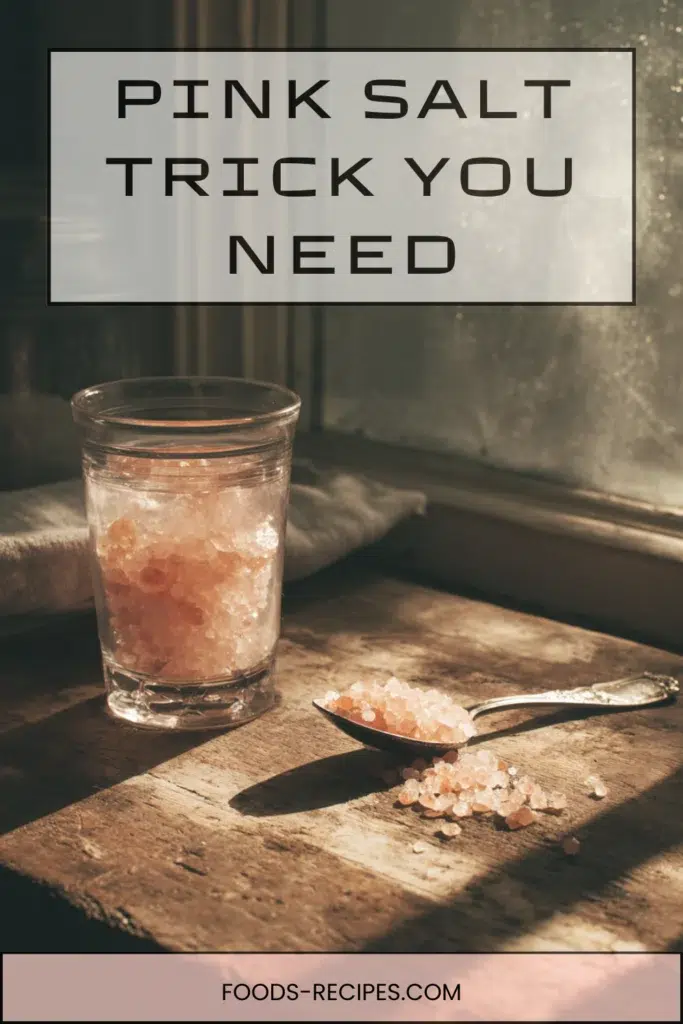 Pink salt trick side effects morning ritual
