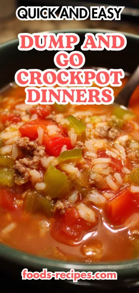 Dump and Go Crockpot Dinners: No-Fuss Meals That Cook Themselves 1 Copy of 50 Food Pinterest Templates 1000 x 2100 px 33