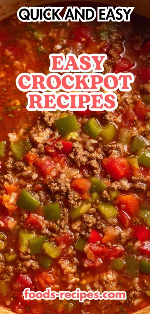 Easy Crockpot Recipes: Cozy Meals Without the Stress 1 Copy of 50 Food Pinterest Templates 1000 x 2100 px 38