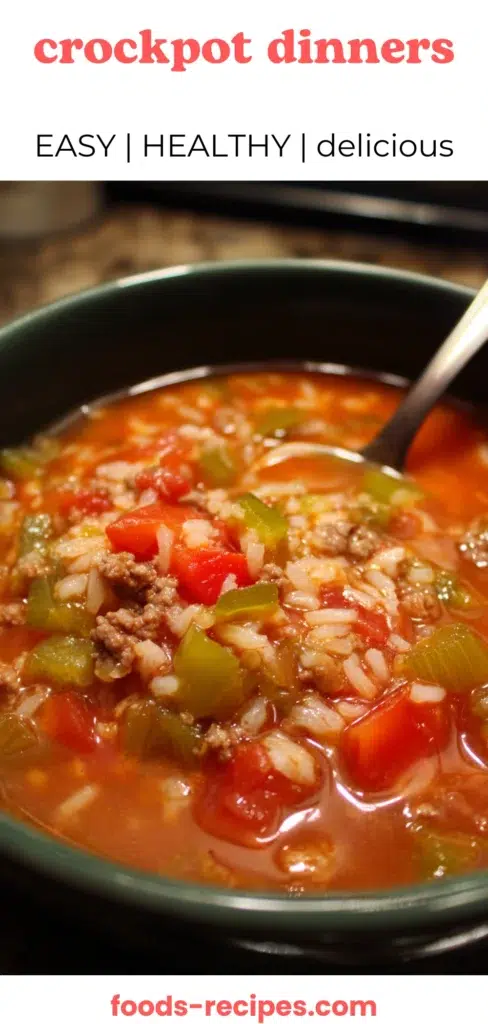 Easy Crockpot Dinners: Simple Meals That Save Your Evenings 1 Copy of 50 Food Pinterest Templates 1000 x 2100 px 39