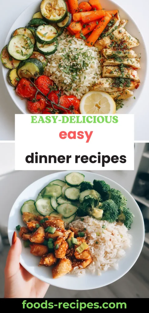 Easy Garlic Butter Salmon Dinner 1 Garlic butter salmon fillet with lemon, broccoli, and rice – easy healthy dinner recipe.