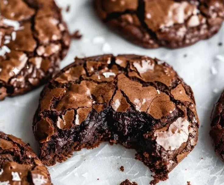 Delicious gourmet brownie cookies with rich chocolate and a chewy texture