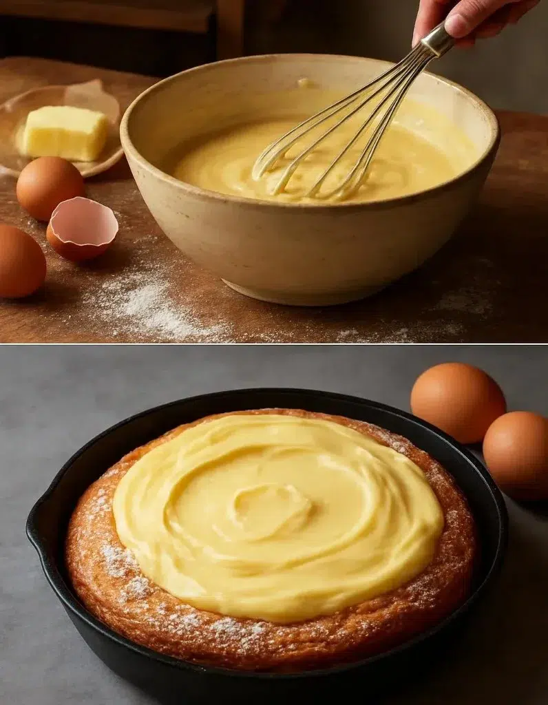 Delicious Melt-in-Your-Mouth Cake served on a plate, topped with frosting.