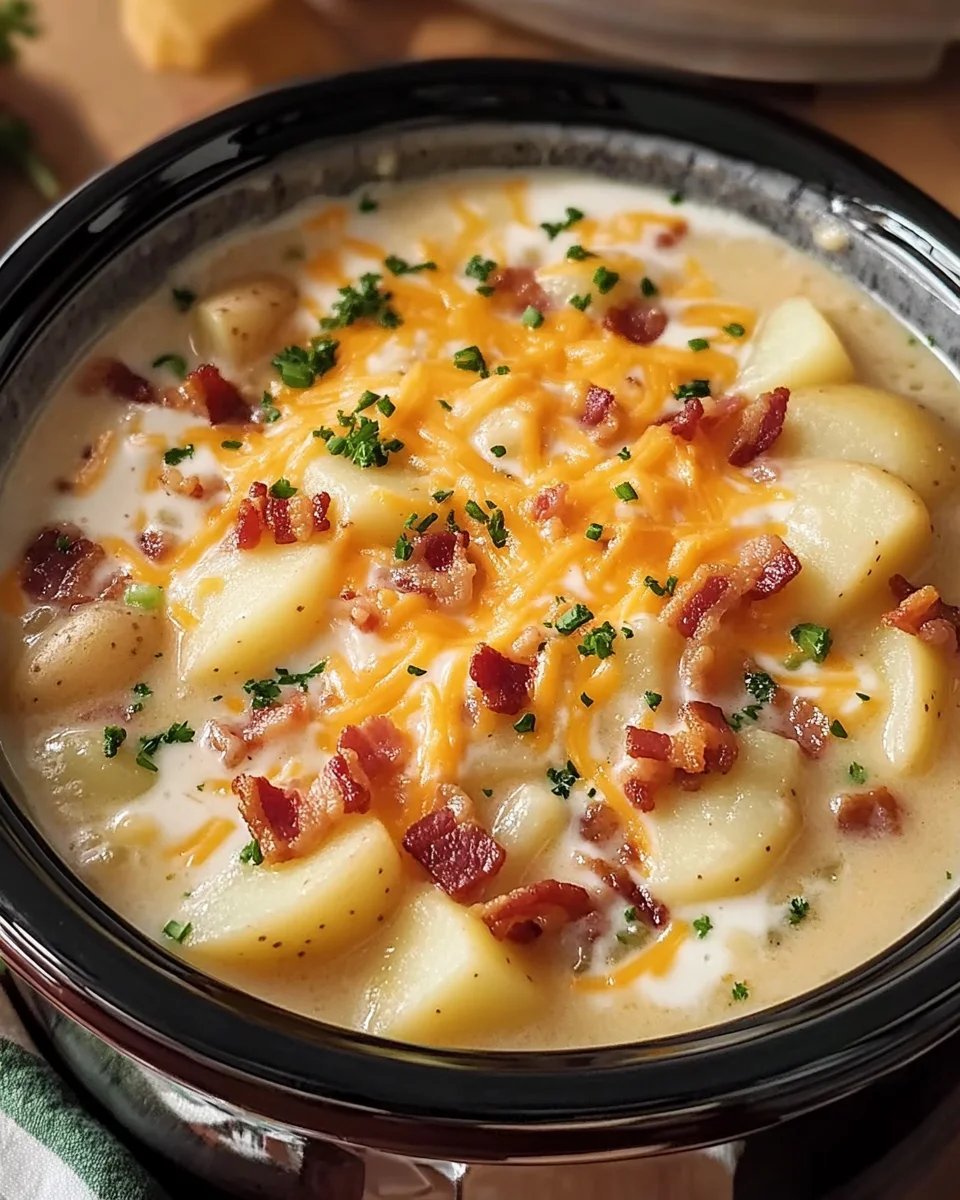 Crock Pot Crack Potato Soup