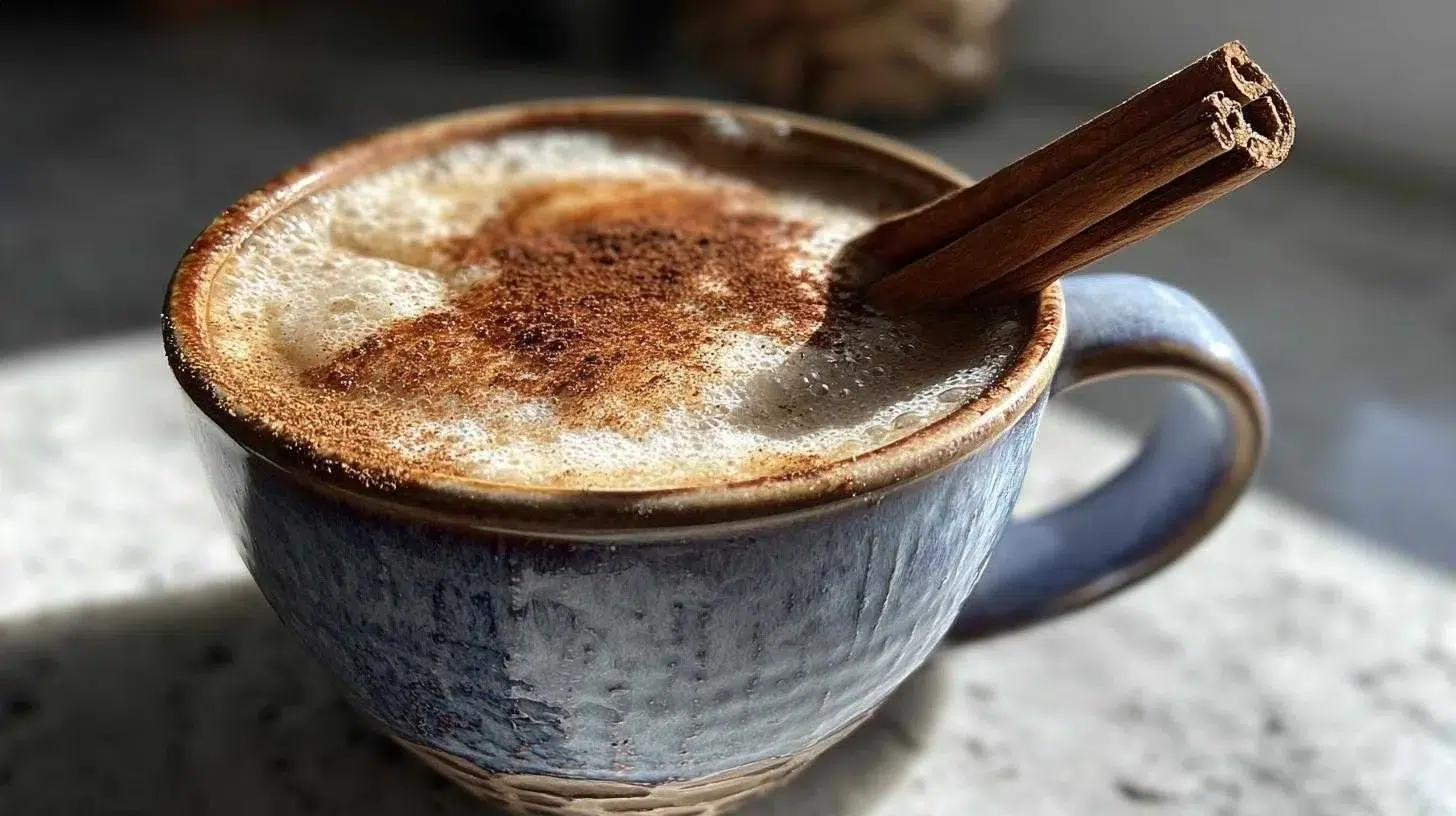 Delicious Cinnamon Chai Latte in a cozy mug
