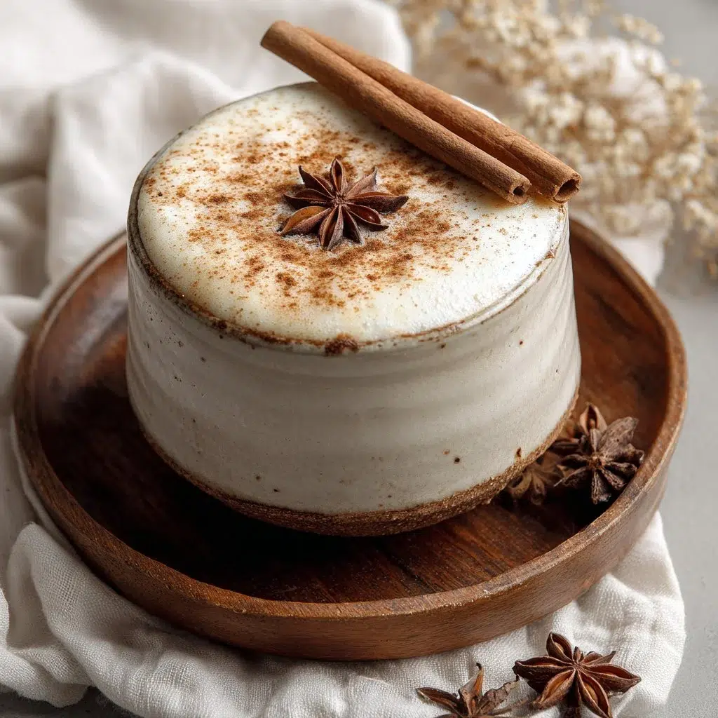 Coconut Chai Recipe 2 Delicious Coconut Chai in a cup with spices and coconut flakes on top